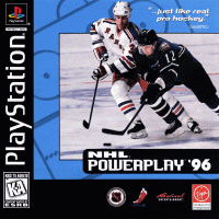 NHL Powerplay 96 Playstation US box art